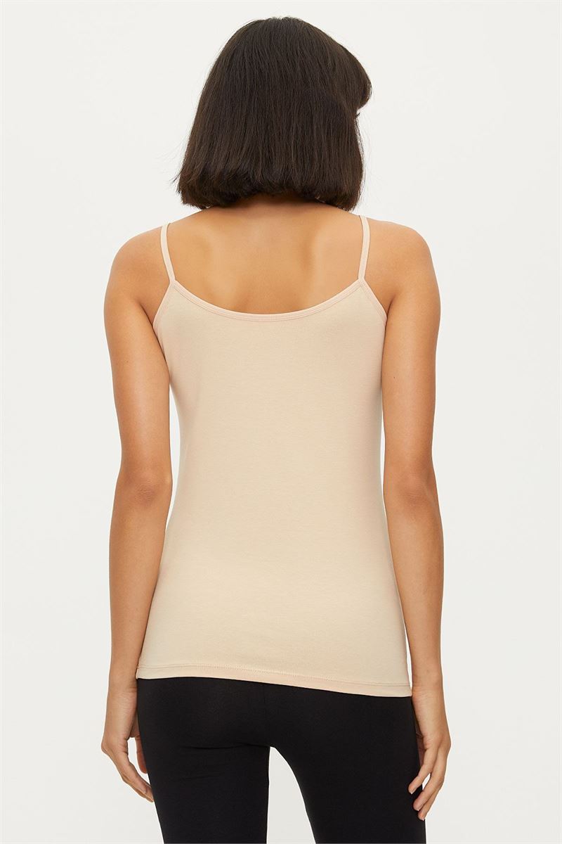 BROSS ЖЕНСКАЯ МАЙКА 100% ХЛОПКА ТЕЛЕСНЫЙ