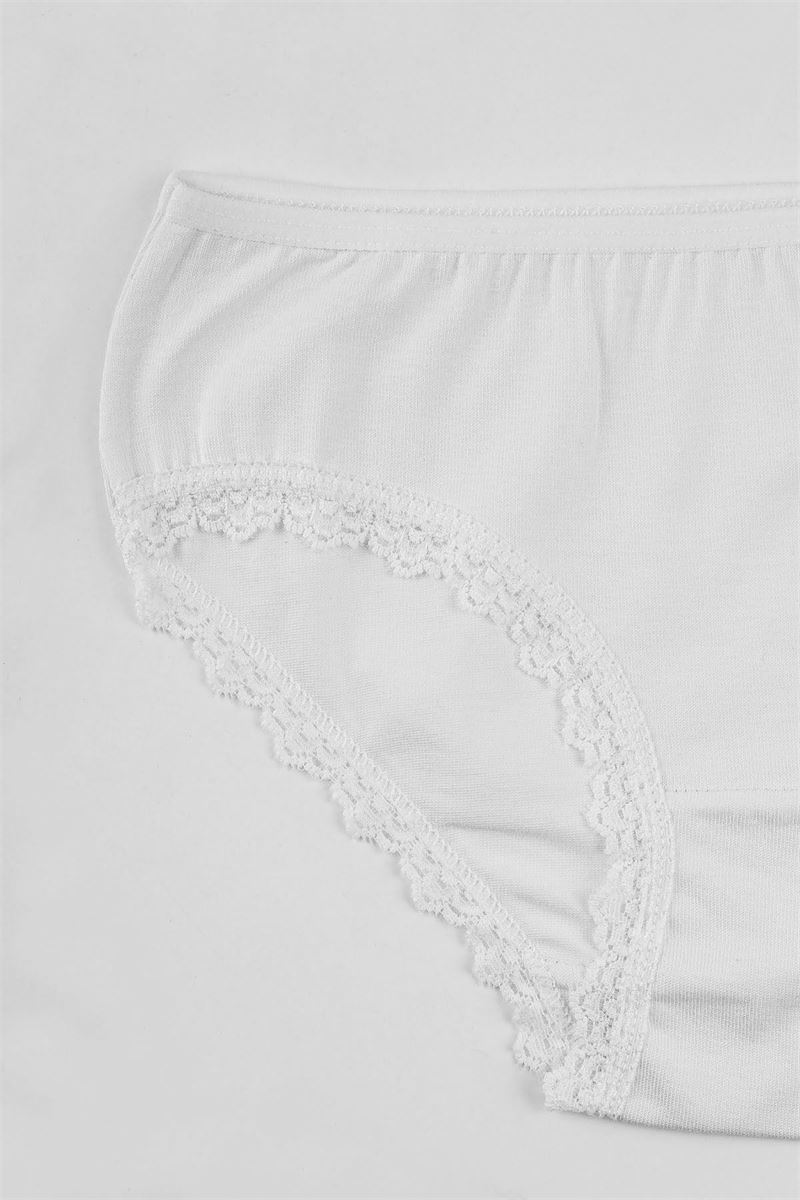 BROSS KIDS LACY VEST SLIP SET WHITE