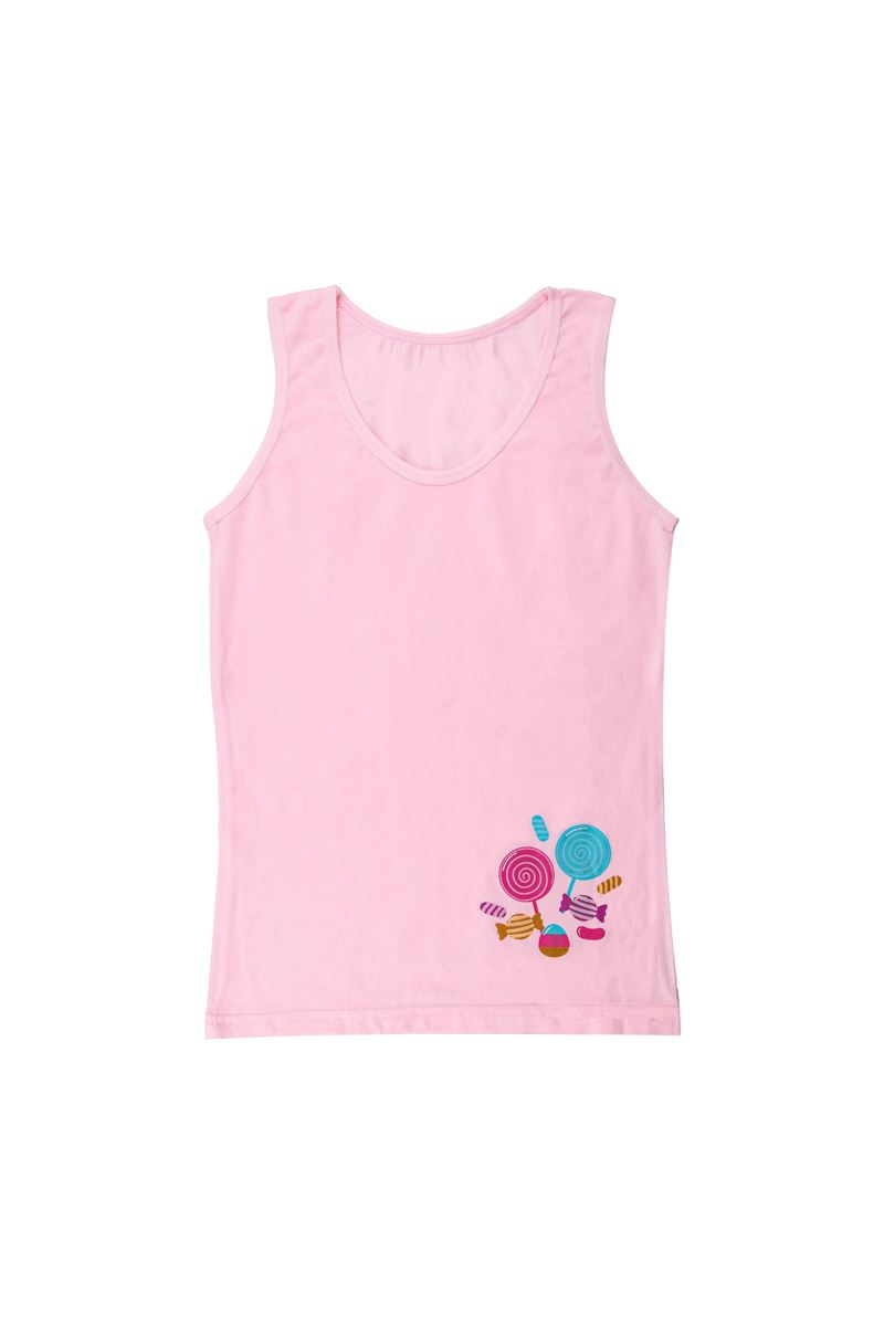 GIRLS CANDY VEST SLIP PACK POWDER