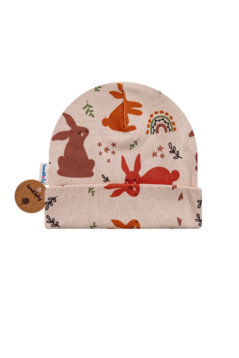 BABY 100% COTTON INTERLOCK HAT RED