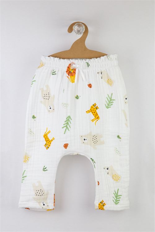 Baby 100% Cotton Muslin Pants 3