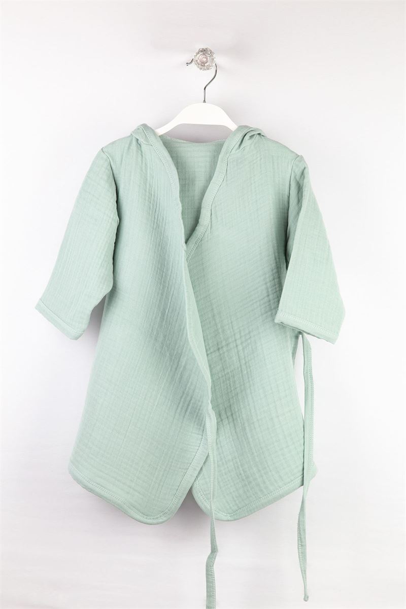 BONDILOLLY BROSS 4 LAYERS MUSLIN KIDS BATHROBE 