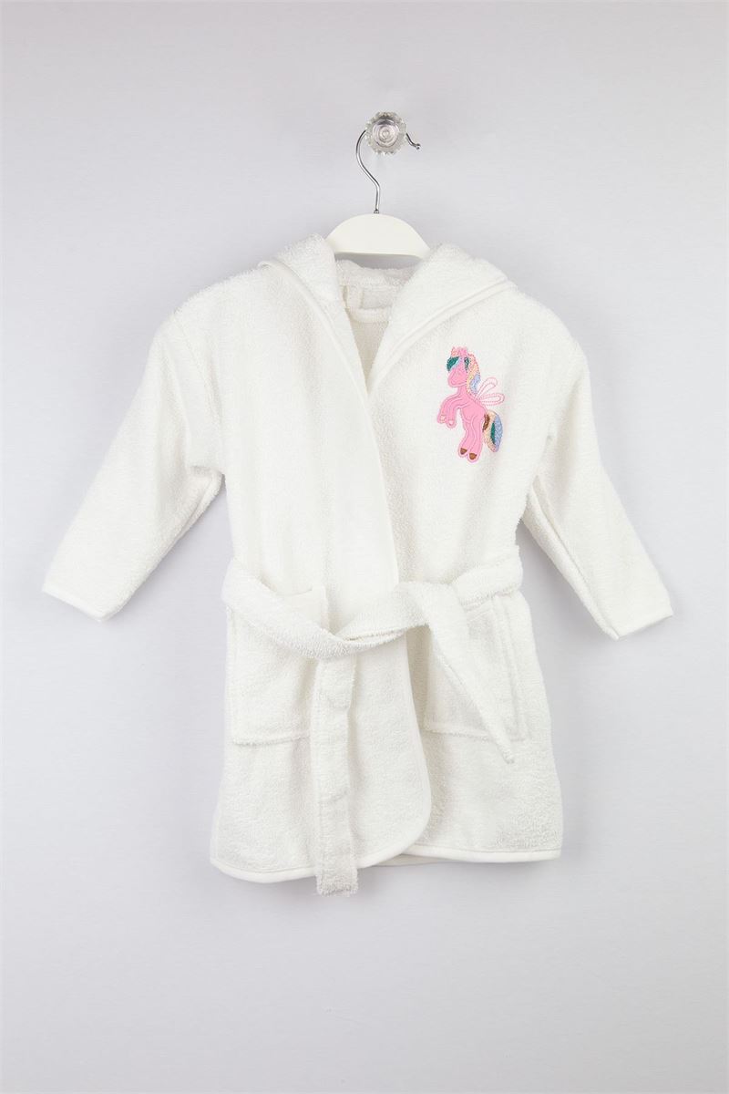 BROSS BROSS BABY BATHROBE PINK
