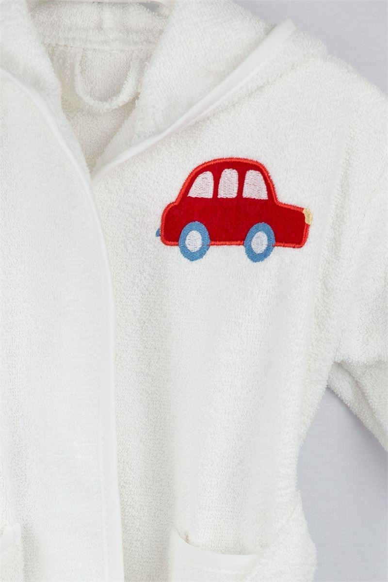 BROSS BROSS BABY BATHROBE RED