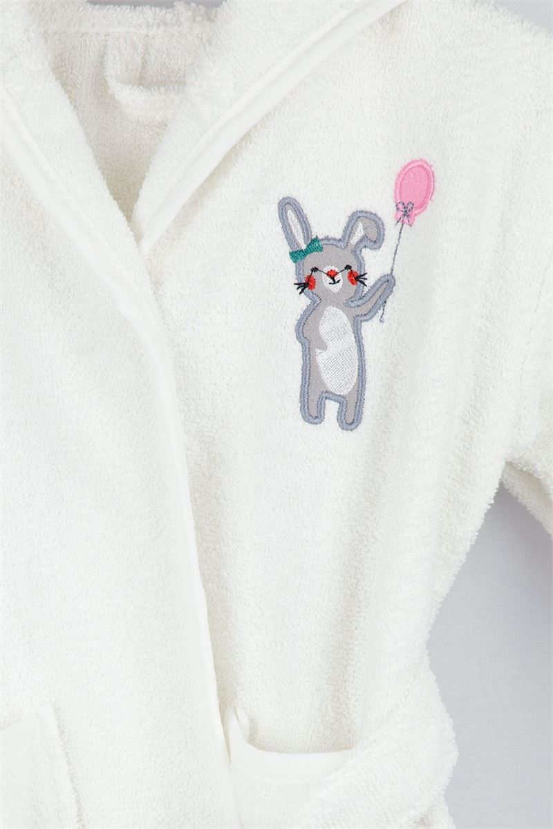 BROSS BROSS BABY BATHROBE GREY