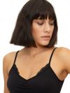 LYCRA THIN STRAP LACEY WOMENS  VEST
