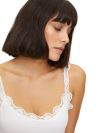 LYCRA THIN STRAP LACEY WOMENS  VEST