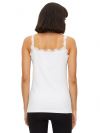 LYCRA THIN STRAP LACEY WOMENS  VEST