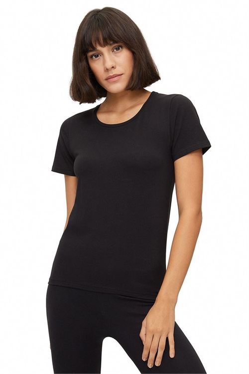 Women Lycra Crew-Neck T-Shirt 6