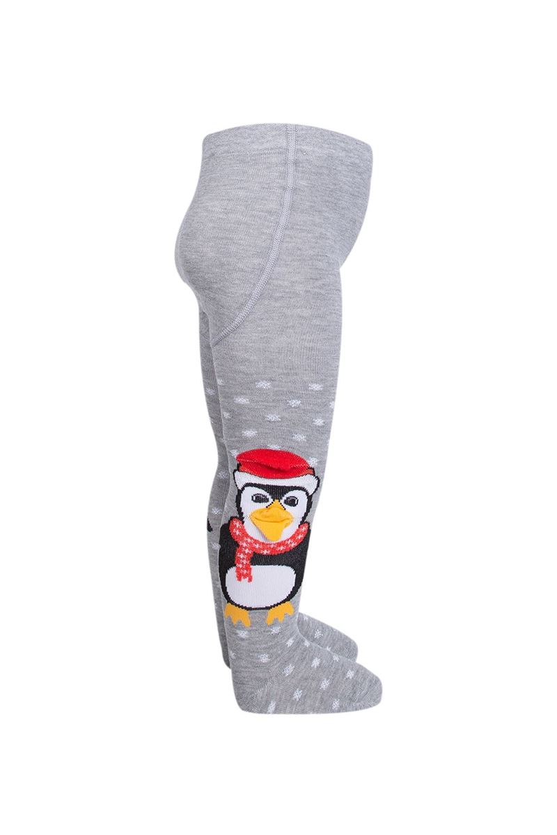 BROSS 3D PENGUIN PATTERNED BABY GIRLS  SOCKS ASORTY