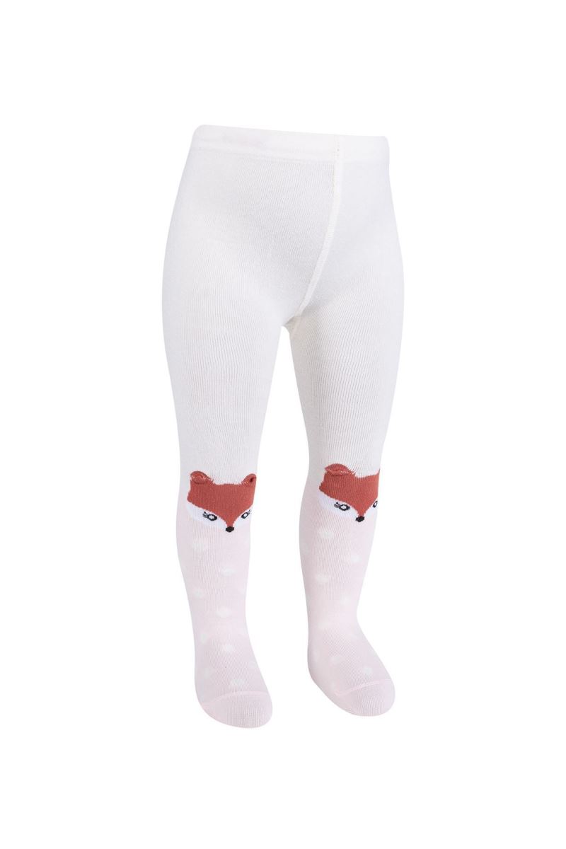 BROSS 3D FOX PATTERNED BABY GIRLS  TIGHTS ASORTY