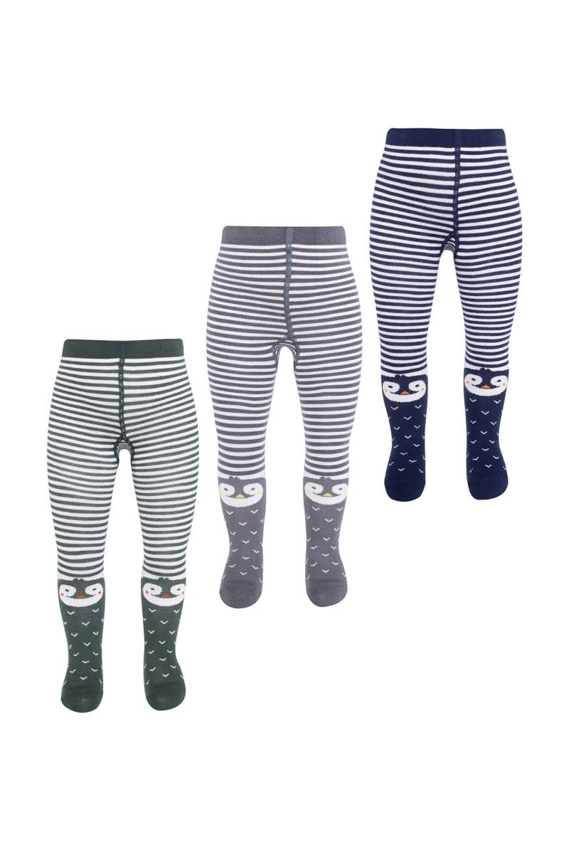 BROSS PENGUIN PATTERNED BABY BOYS  TIGHTS ASORTY