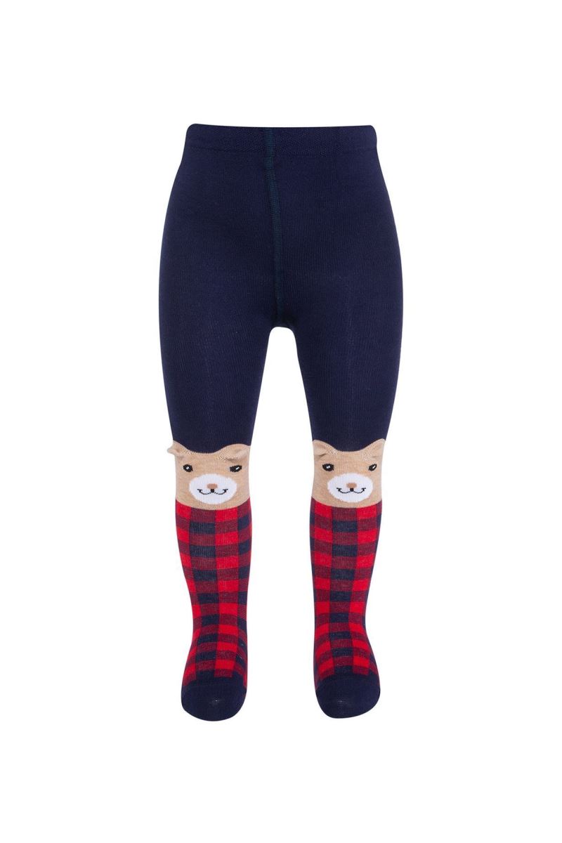 BROSS 3D BEAR PATTERNED BABY GIRLS  SOCKS ASORTY