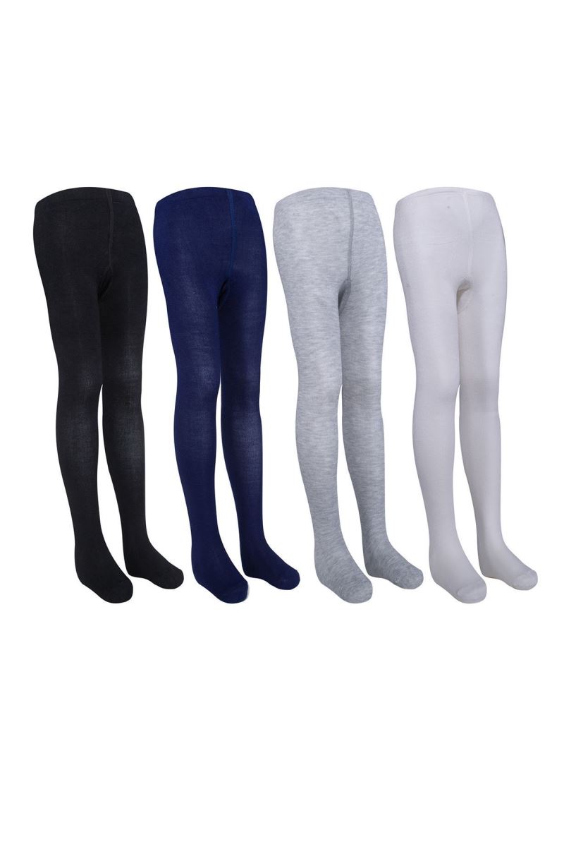 BROSS SIMPLE BAMBOO KIDS  TIGHTS NAVY BLUE