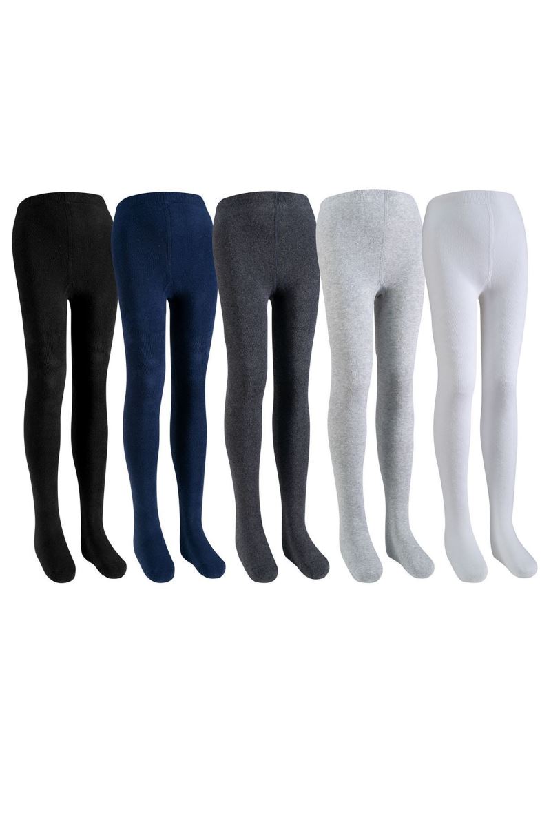 BROSS SIMPLE KIDS  TERRY TIGHTS ANTHRACITE