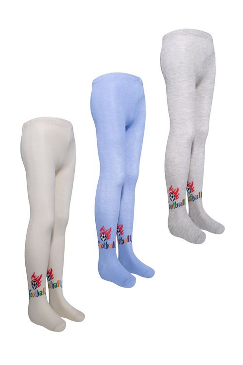 Football Patterned Boys  Tights 6