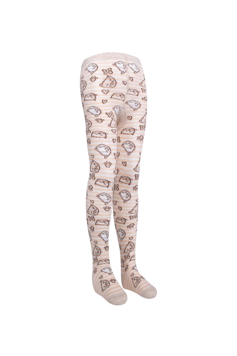 CAT PATTERNED GIRLS  TIGHTS ASORTY