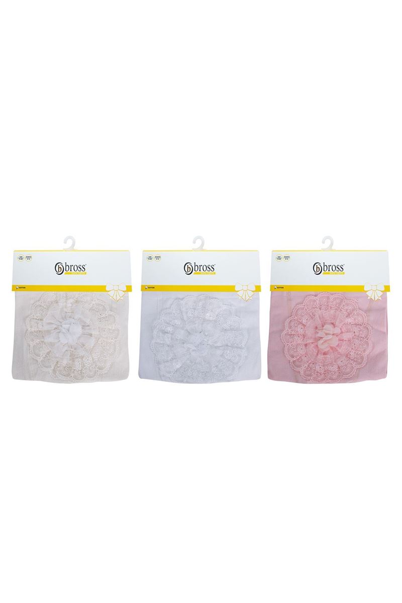 BROSS LACEY BOTTOM BABY GIRLS  TIGHTS ASORTY