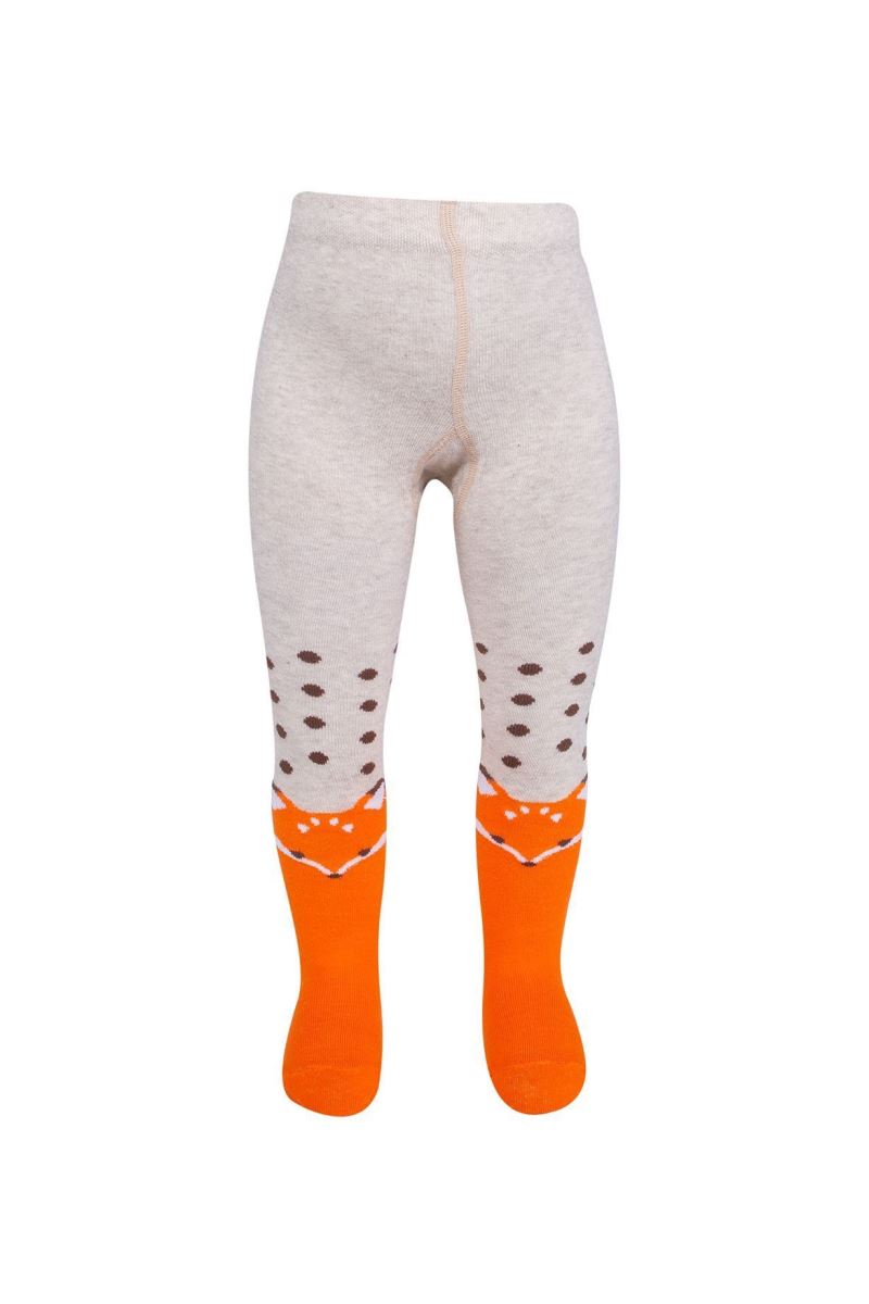 FOX PATTERNED BABY BOYS  TIGHTS ASORTY