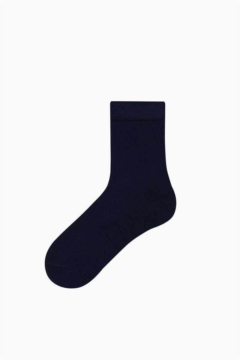 BROSS SIMPLE BAMBOO KIDS  SOCKS NAVY BLUE