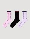 CHEKED PATTERNED BAMBOO WOMEN S SOCKS