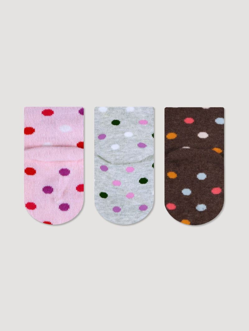 BROSS 3D RACCOON PATTERNED GIRLS  SOCKS ASORTY