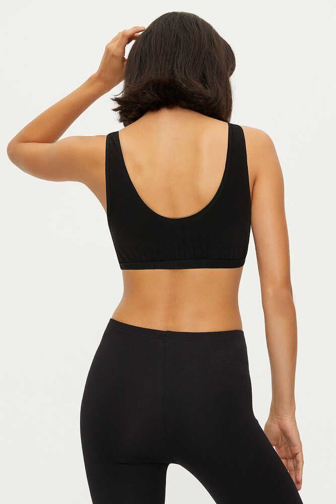 BROSS WOMEN LYCRA BUSTIER BLACK