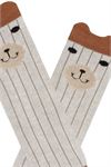 3D BEAR PATTERNED BABY BOYS AND BOYS KNEE-HIGH S