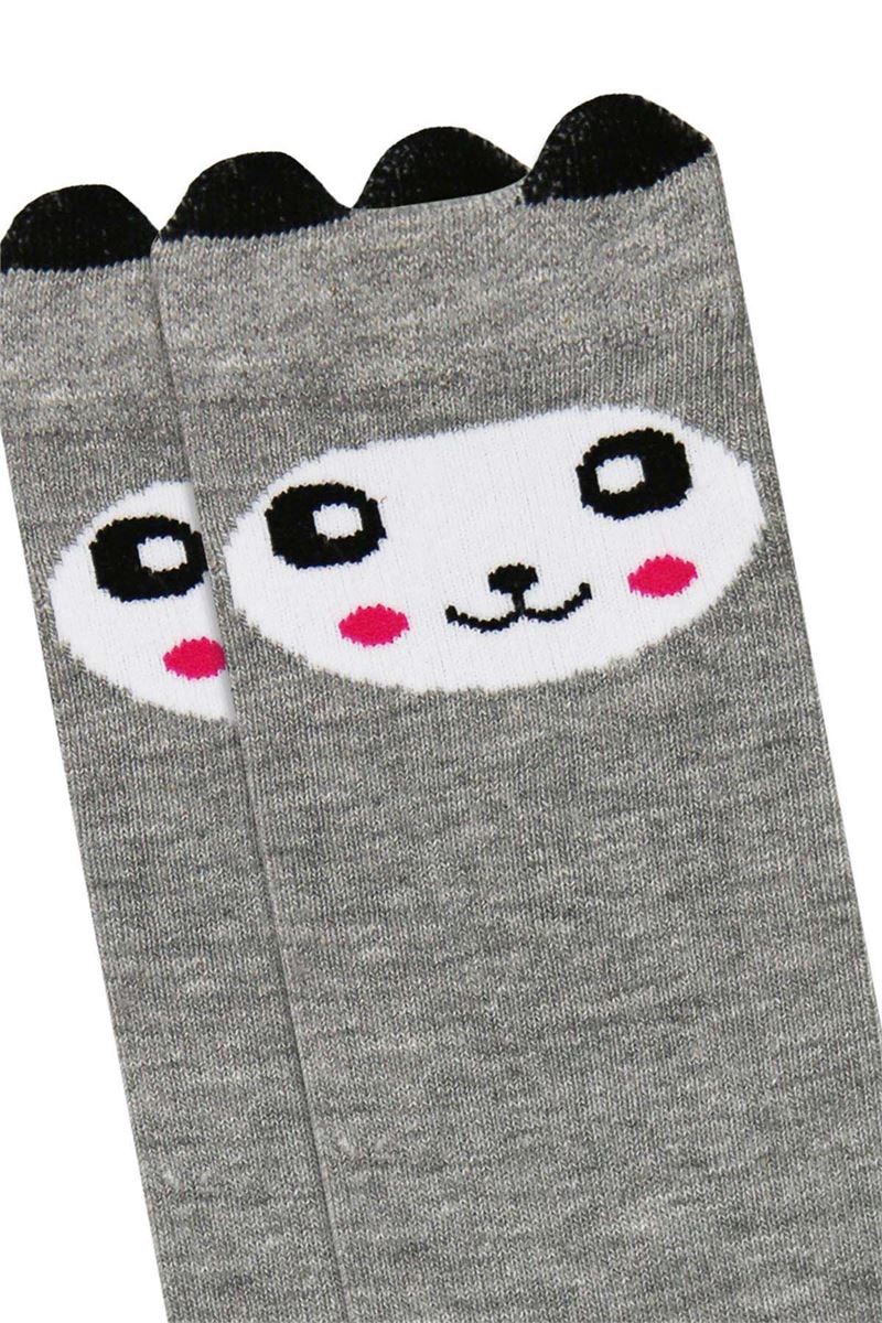 3D ANIMAL PATTERNED BABY GIRL S KNEE-HIGH SOCKS ASORTY