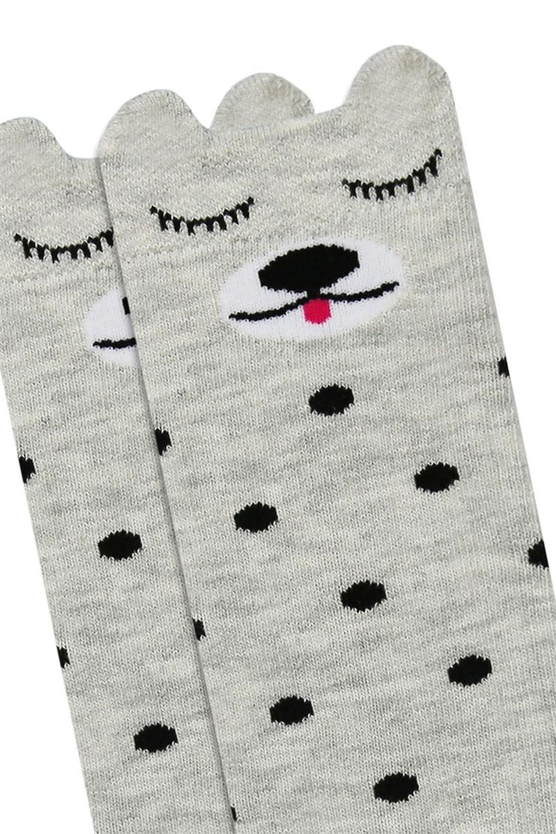 3D ANIMAL PATTERNED BABY GIRL S KNEE-HIGH SOCKS ASORTY