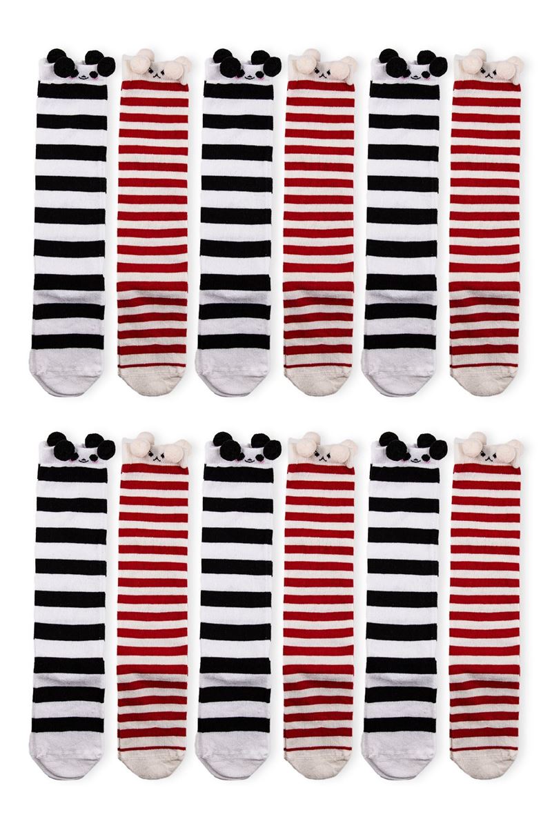 BROSS KIDS ACCESSORY KNEE HIGH SOCKS ASORTY