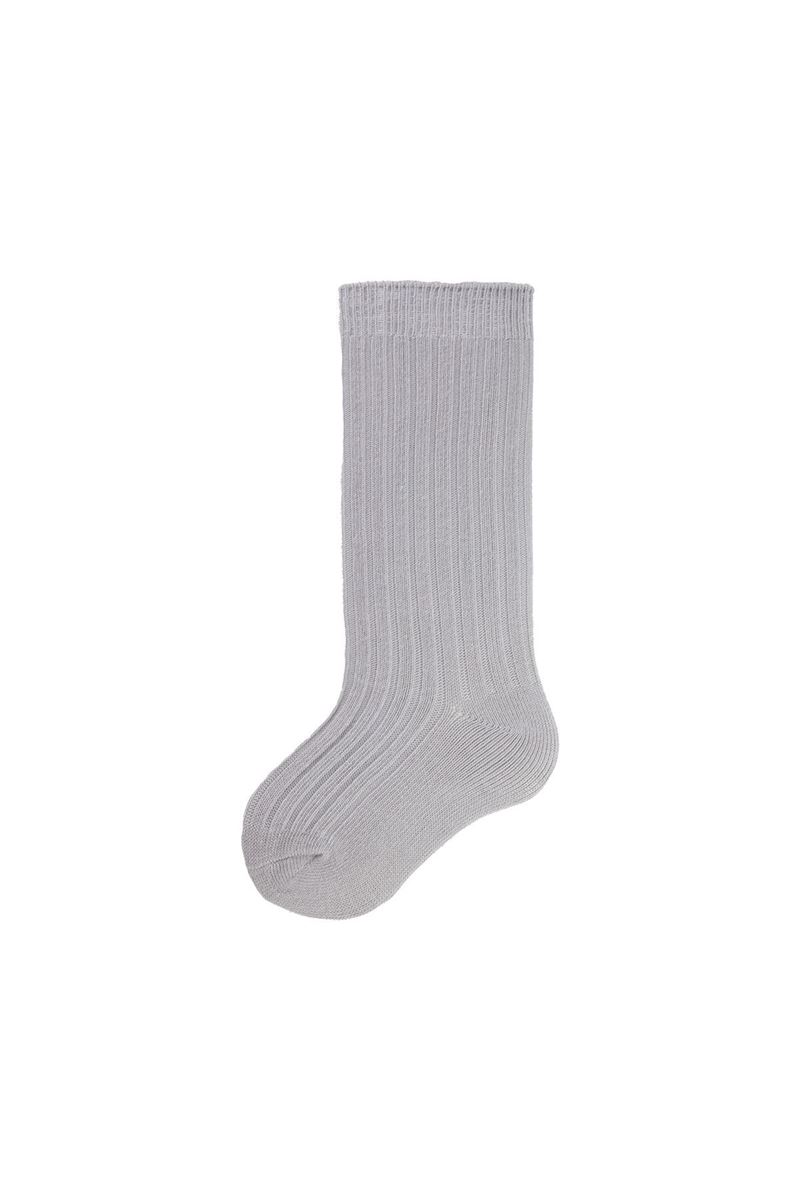 BABY GIRLS' DERBY KNEE HIGH SOCKS GREY