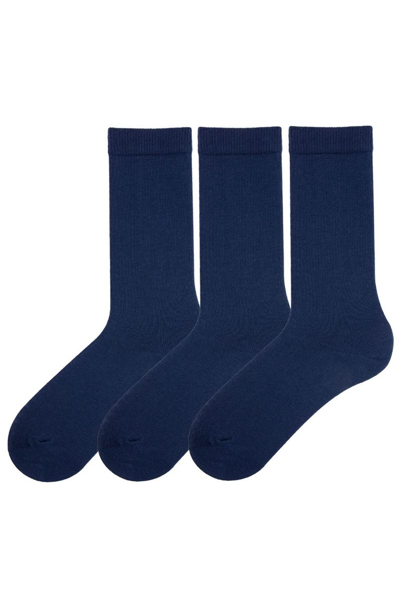 SIMPLE GIRLS  KNEE-HIGH SOCKS NAVY BLUE