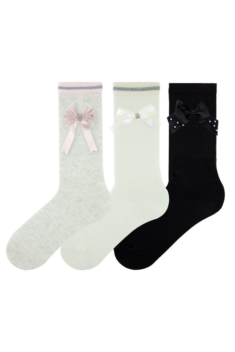 BROSS GIRL ANKLE SOCKS COLORFUL PATTERNED ASORTY