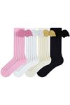 GIRLS WINGS RIBBONS KNEE-HIGH SOCKS