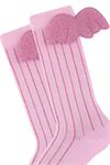 GIRLS WINGS RIBBONS KNEE-HIGH SOCKS