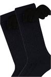 GIRLS WINGS RIBBONS KNEE-HIGH SOCKS