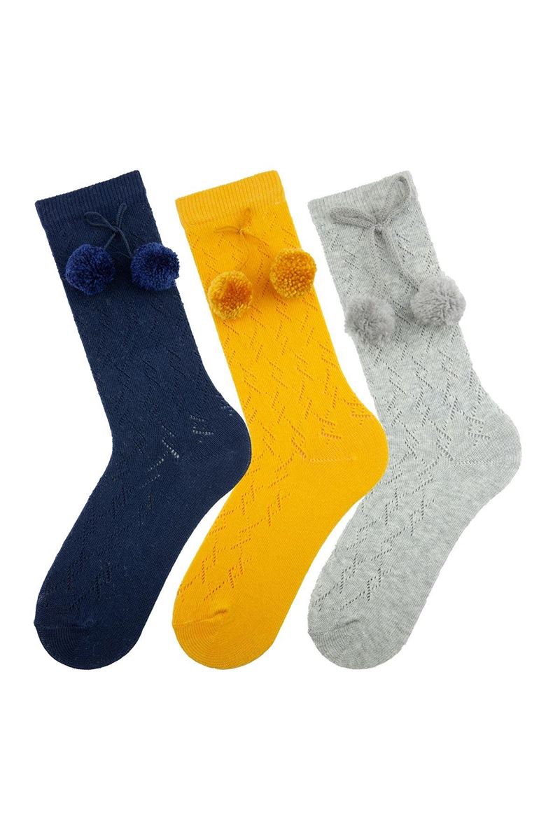 BROSS DERBY NET GIRLS  KNEE-HIGH SOCKS ASORTY