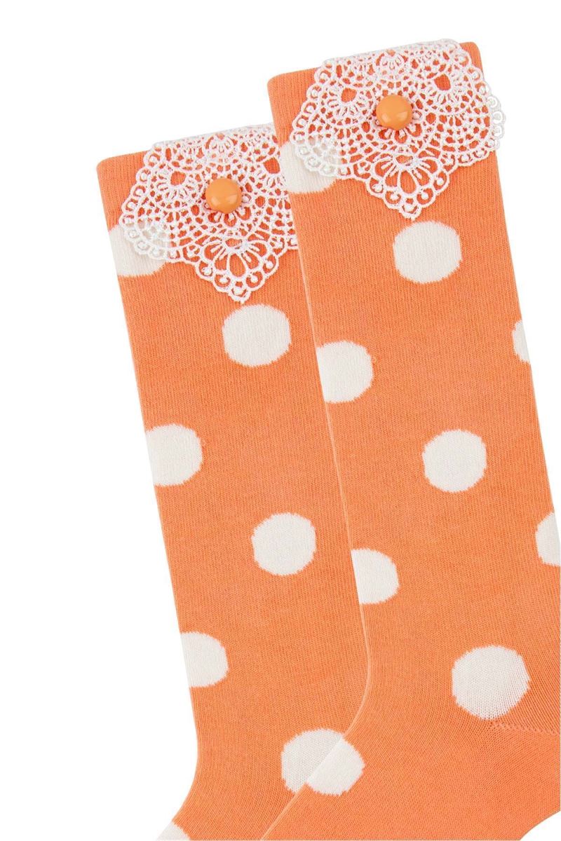 BROSS LACY&PEARL ACCESSORY GIRLS KNEE HIGH SOCKS ASORTY