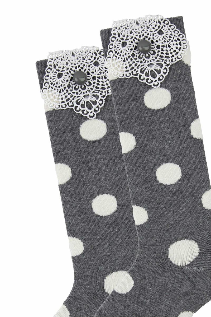 BROSS LACY&PEARL ACCESSORY GIRLS KNEE HIGH SOCKS ASORTY