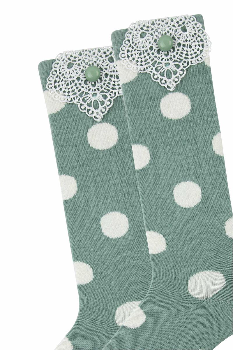 BROSS LACY&PEARL ACCESSORY GIRLS KNEE HIGH SOCKS ASORTY