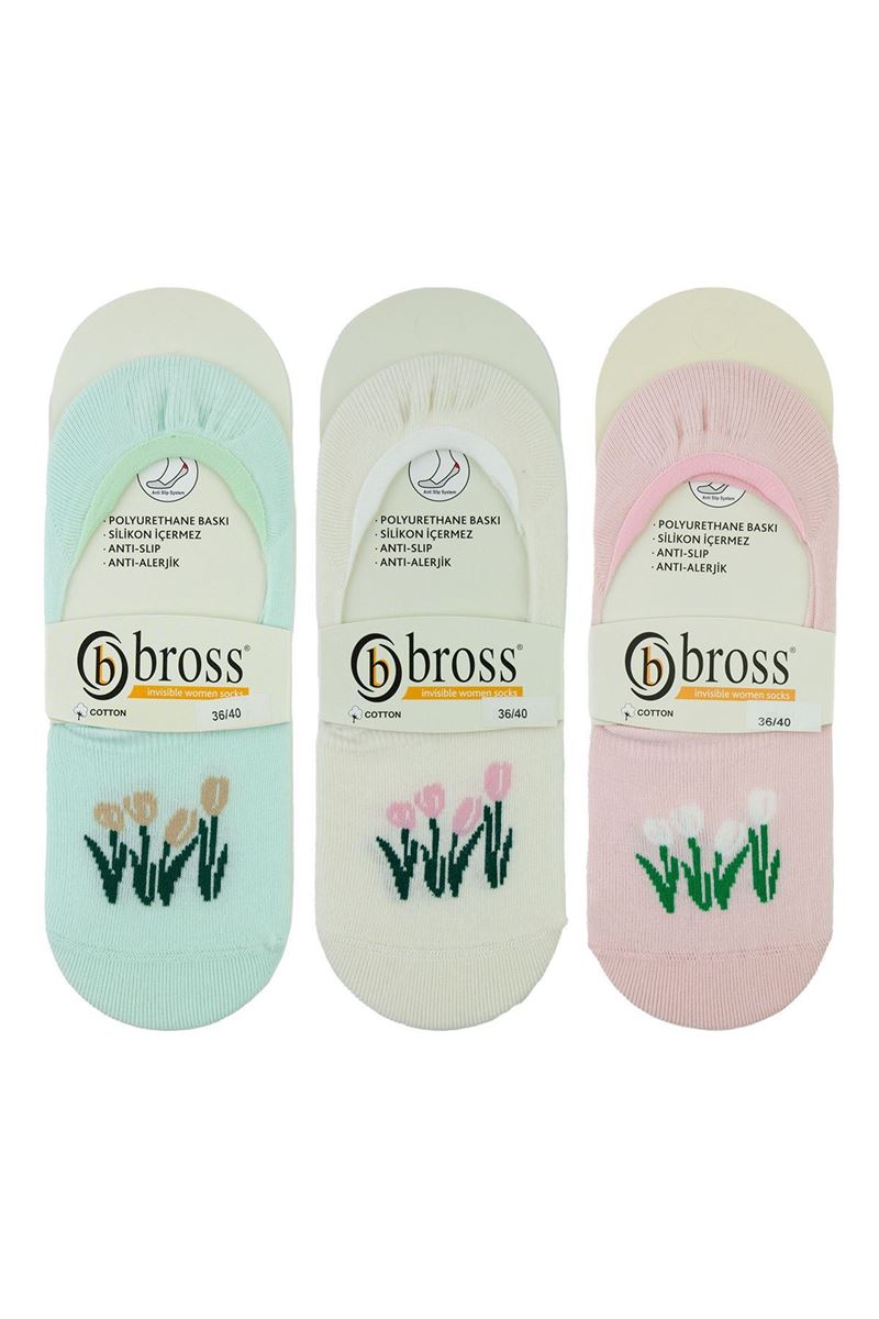 BROSS الجوارب النسائية غير مرئية مشكل
