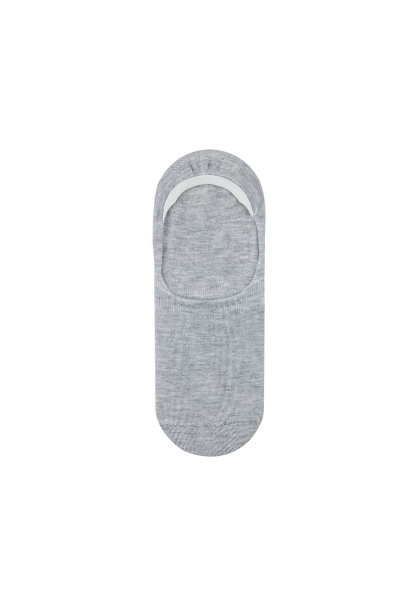 BROSS SIMPLE BAMBOO MEN S INVISIBLE SOCKS GRAY MELANGE