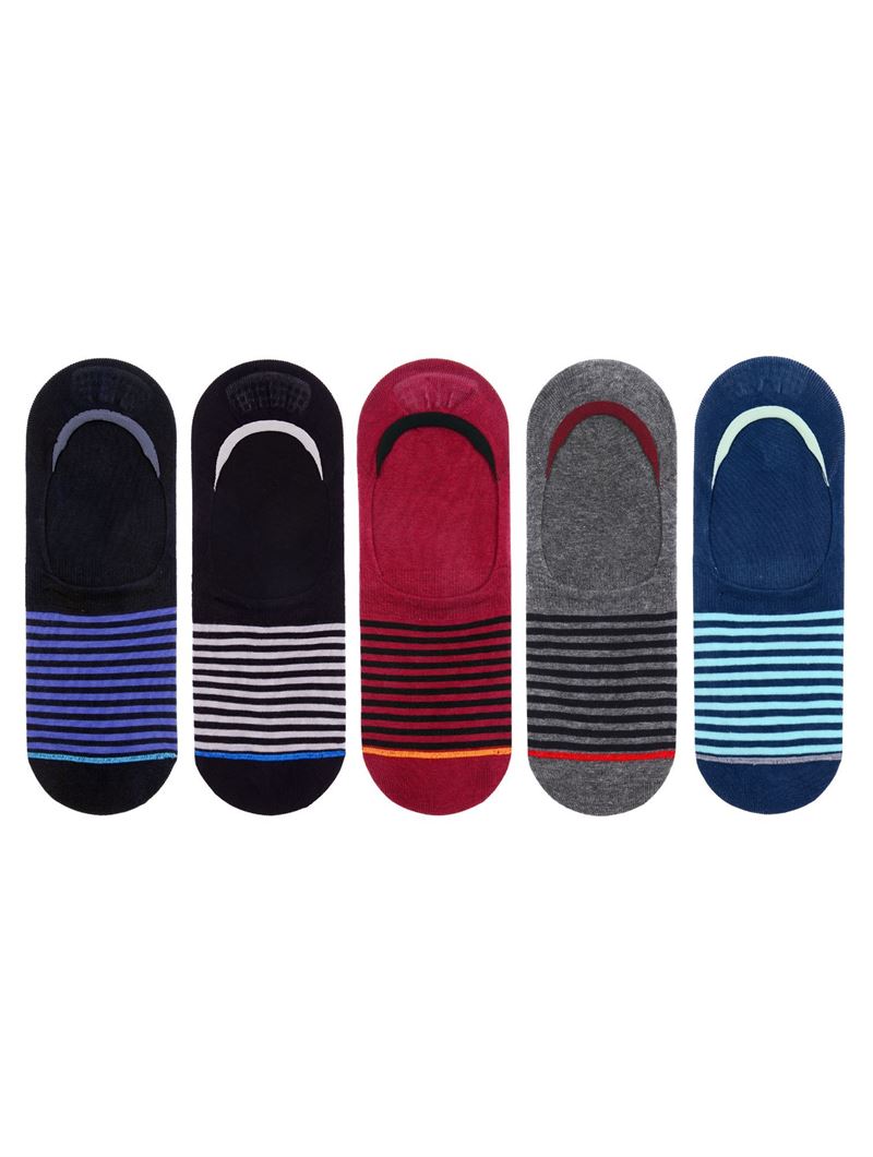 BROSS RINGED MENS UNVISIBLE SOCKS ASORTY
