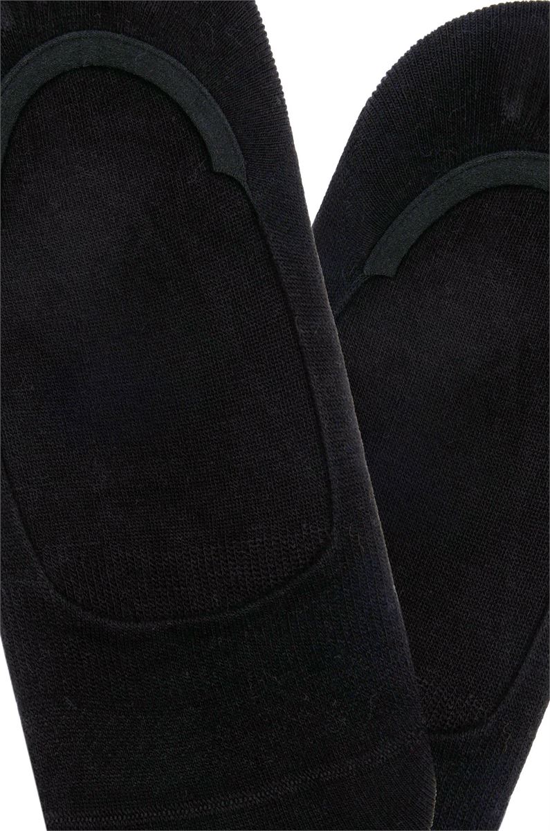 BROSS SIMPLE BAMBOO WOMEN S INVISIBLE SOCKS BLACK