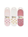 SVERY HEART PATTERNED WOMENS UNVISIBLE SOCKS