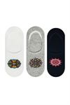 MANDALA PATTERNED WOMENS NO SHOW SOCKS