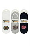 MANDALA PATTERNED WOMENS NO SHOW SOCKS