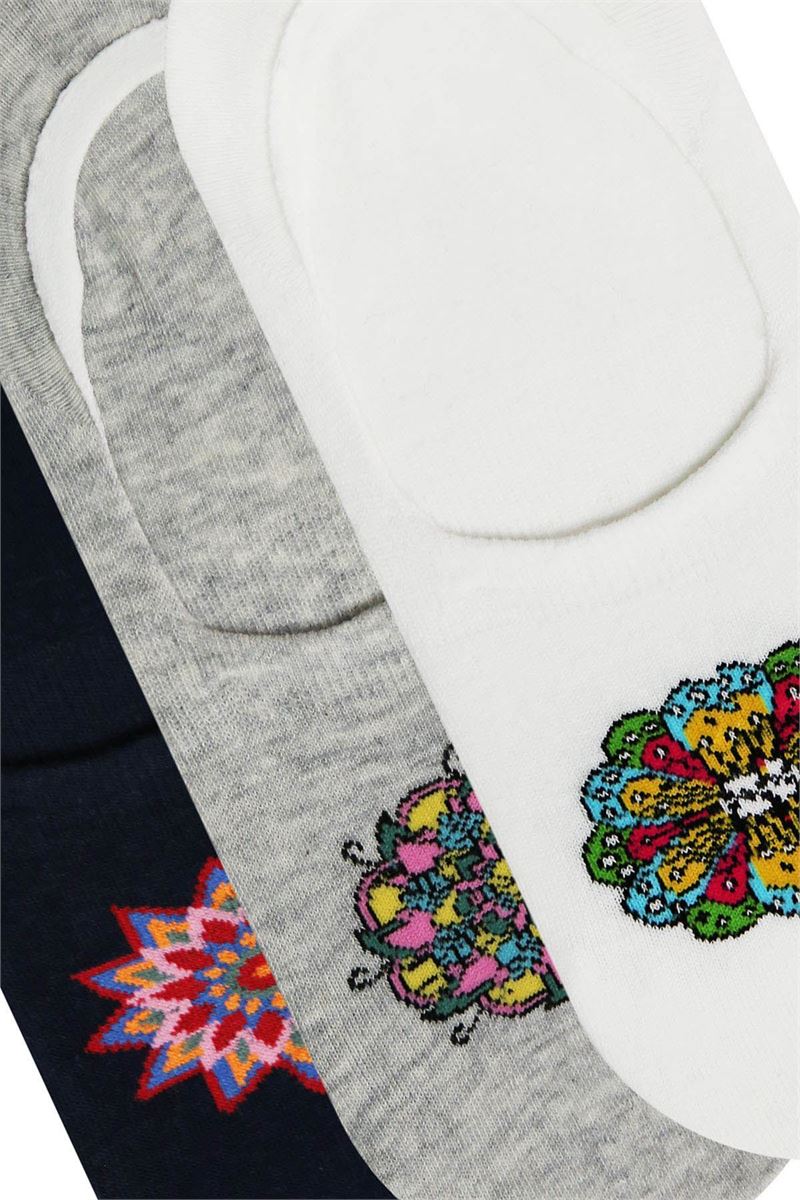 MANDALA PATTERNED WOMENS NO SHOW SOCKS