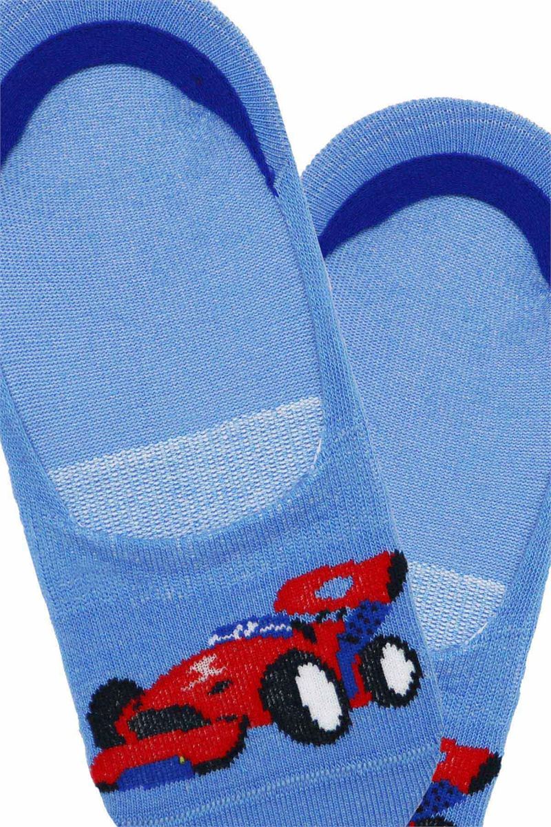 BROSS RACE THEMED BOYS NO SHOW SOCKS ASORTY